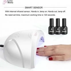 Merkloos Sun One 48Watt UV/LED Nageldroger Voor Gelnagels - Geschikt Voor Elke Nagel Gellak - 36 LEDs | UV / LED Lamp | Gel Nagellak Droger