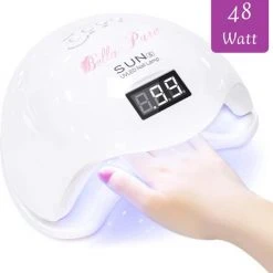 Bella Pure 48W Nageldroger - Vinger- En Teennagels - Bewegingssensor En Timer - 24 LED's