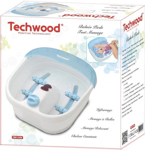 Techwood 1208 - Voetenbad - Voetreflex- En Infraroodmassage - Image 2