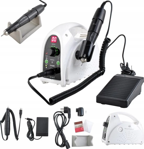 Koopcity Nagelfrees Machine Set – Echt Professioneel – Nagel Freesmachine Voor Manicure & Pedicure Motor – 65 Watt 3 Koopcity Nagelfrees Machine Set – Echt Professioneel – Nagel Freesmachine Voor Manicure & Pedicure Motor – 65 Watt