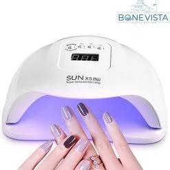Bone Vista Sun 5 48W Wit Nageldroger Met UV LED Lamp Nagels - Gellak/Gelnagels/Gel Nagellak Droger - Nagellamp / Nagel Lamp