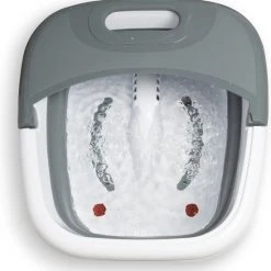 Silvergear Voetenbad Massage - 6 Liter - Bubbelfunctie - Infraroodfunctie - Voetmassage - Inklapbaar En Met Handige Hendel - Makkelijk Meenemen En Opbergen