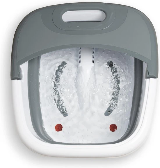 Silvergear Voetenbad Massage - 6 Liter - Bubbelfunctie - Infraroodfunctie - Voetmassage - Inklapbaar En Met Handige Hendel - Makkelijk Meenemen En Opbergen