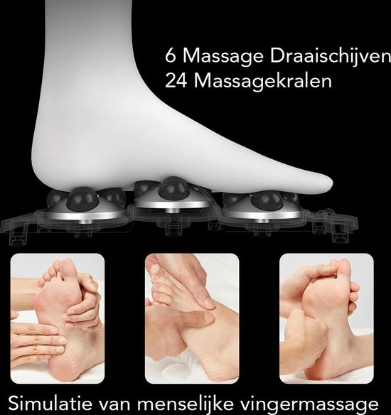 JUCAGO Elektrisch Voetenbad - Automatische Voetmassage - Voetbad Met Massage - Shiatsu - Voetenbadje - 12L - Image 6