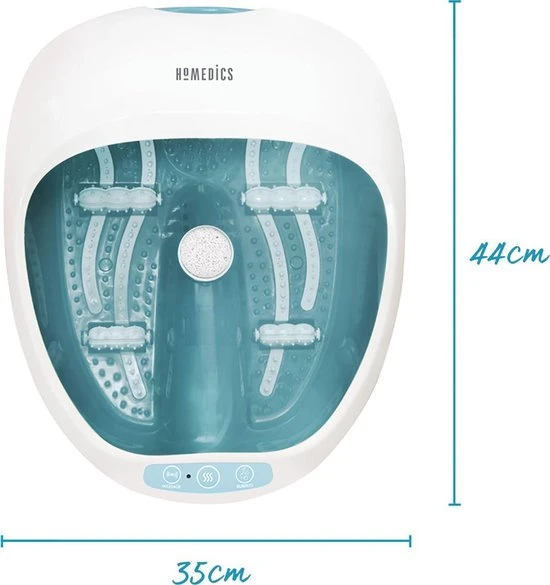 HoMedics FS250 Luxe Voetenbad Met Warmtefunctie - Inclusief Pedicure Opzetstukken - Image 3