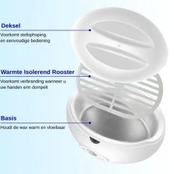 Faseras Paraffinebad - Voor Handen/Voeten - Wit -Lanaform Shop 550x586 4