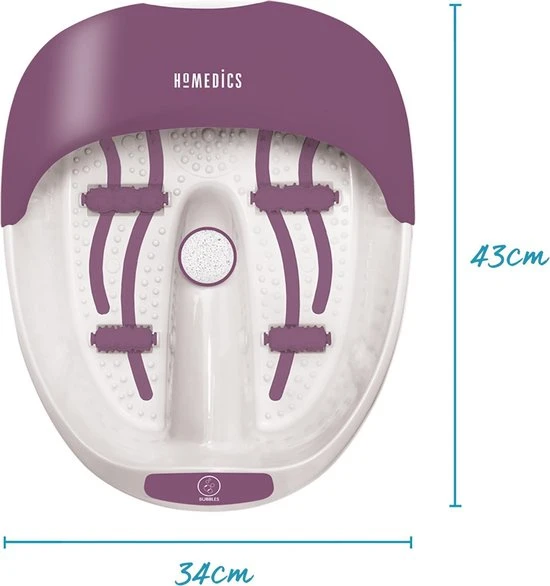 HoMedics FS100DBEU Luxe Voetenbad Met Pedicureset - Voetmassage - Voetbubbelbad - Image 3