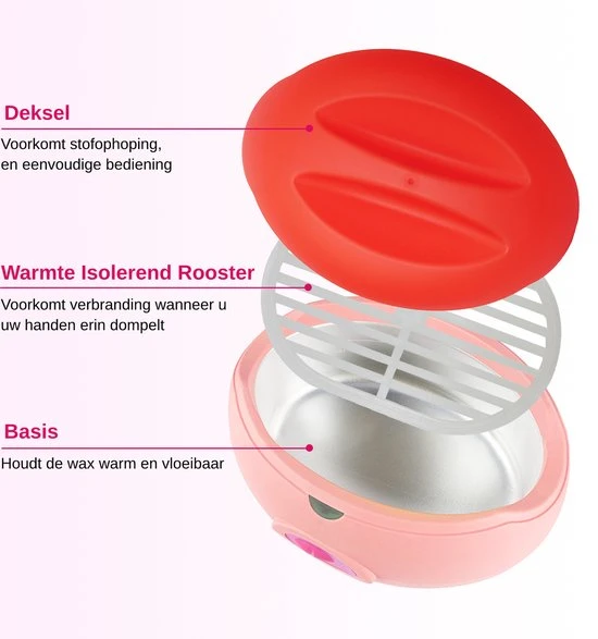 Faseras Paraffinebad - Voor Handen/Voeten - Roze - Image 8
