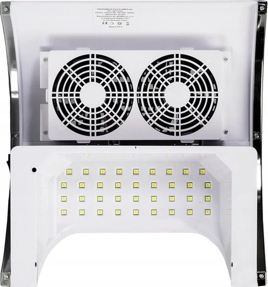 Mivida - UV/LED Lamp - 80W - Inclusief Afzuiging - Wit - Timer - 2 In 1 Nagellamp - Gellak - Salon - Nagelsalon - Afzuiger Nagels - Nagellamp - Nageldroger - UV Lamp - Led Lamp - Image 6