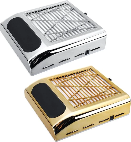 MEGA BEAUTY SHOP? Nail Dust Collector Nagelstofafzuiger -Stofzuiger ?Tafelafzuiging- Met Filter-80Watt -Zilver - Image 5