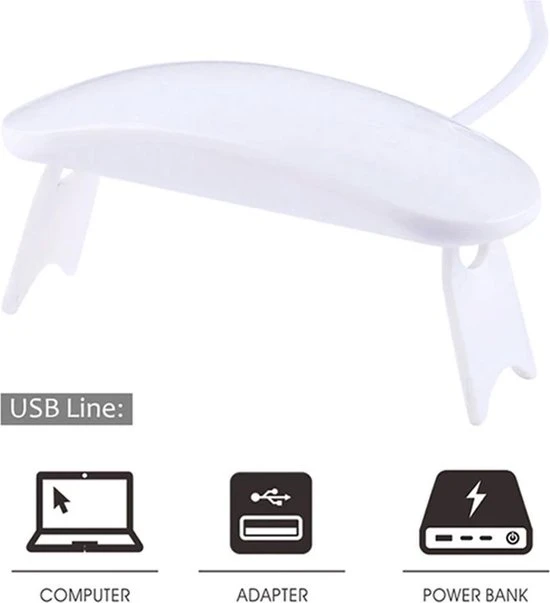 WiseGoods - Premium Nagel LED Lamp Gelnagels - Nagellak Droger - Gellak - 6W - Wit 6 WiseGoods - Premium Nagel LED Lamp Gelnagels - Nagellak Droger - Gellak - 6W - Wit - Image 4