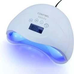 Confibel 48W Nageldroger - Met UV Led Licht - Gel Nagellak Droger- Geschikt Voor Vinger- En Teennagels- Inclusief Bewegingssensor En Timer - SUN 5 Plus - Extra Ruim