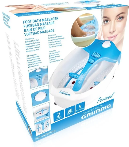 Grundig Voetenmassagebad - 80W - 5 Functies - Image 7