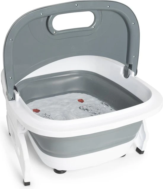 Silvergear Voetenbad Massage - 6 Liter - Bubbelfunctie - Infraroodfunctie - Voetmassage - Inklapbaar En Met Handige Hendel - Makkelijk Meenemen En Opbergen - Image 2