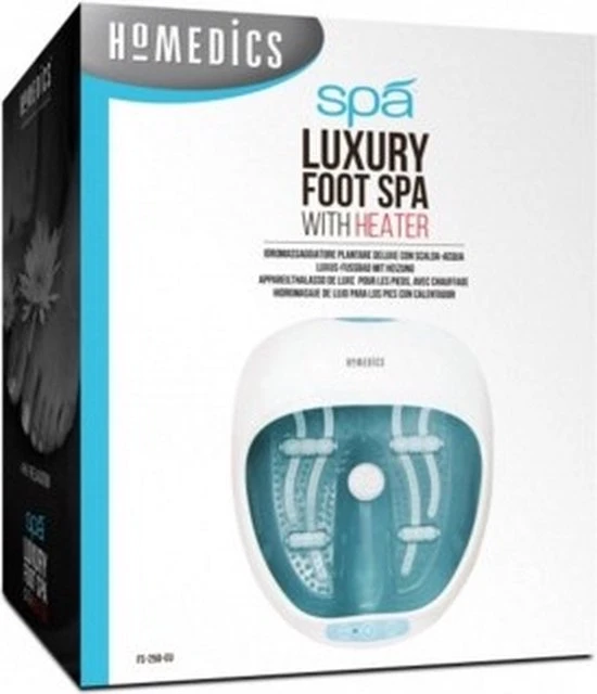 HoMedics FS250 Luxe Voetenbad Met Warmtefunctie - Inclusief Pedicure Opzetstukken - Image 2
