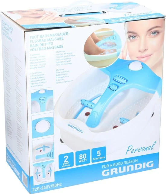 Grundig Voetenmassagebad - 80W - 5 Functies - Image 4
