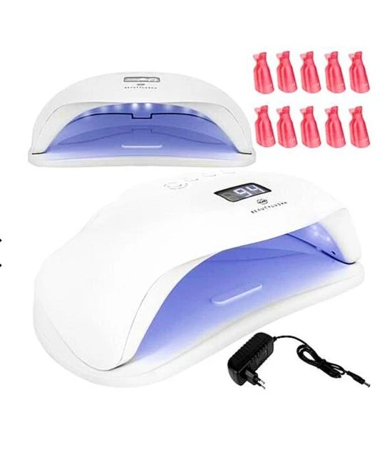 Merkloos Beautylushh Nageldroger - Nageldroger - 72 Watt UV LED Lamp Nagels - 36LED - Nagel - UV- LED Lamp - Wit - Nagellamp - Nail Dryer - Nagels - Salon - Lamp - 2 Handen Tegelijkertijd - - Image 5