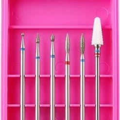 Relouka Keramische Frees - Nagel Frees - Keramische Nagelboortjes - Pedicure En Manicure - Nagelfrees Bitje - Keramische Nail Boren Set - 6 Stuks (8)