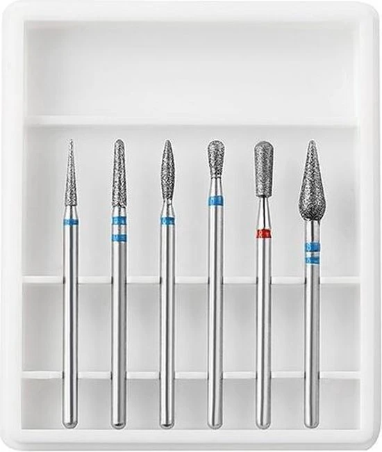 Relouka Keramische Frees - Nagel Frees - Keramische Nagelboortjes - Pedicure En Manicure - Nagelfrees Bitje - Nagelboortjes - Keramische Nail Boren Set - 6 Stuks (8)