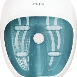 Elektrisch Voetenbad Luxury Spa Voetenbadje – Massage Voetspa, Verzachtend 4-in-1 Met Warmtefunctie, Hydromassage, Bloedcirculatie, 4 Bubbelstroken, Pedicure, Puimsteen En Roller Inbegrepen – Tot EU Maat 47