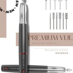 NOIRIEUX? - Elektrische Nagelvijl - 11 Nagelfrees Bitjes - Nagelfrees - DRAADLOOS - Nagelvijl - Nagelvijl Electrisch - Manicure / Pedicure