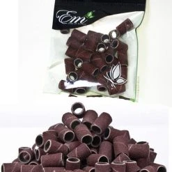 Merkloos Schuurrolletjes Nagelfrees Grit 80 ( Grof ) 10mm | Voor Elektrische Nagelvijl | Schuurrolletjes 50 Stuks