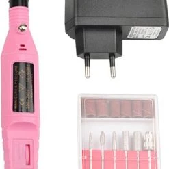 PKD Elektrische Nagelvijl - Light Pink - Manicure - Pedicure - Nagels - Handen - Voeten - Vijl - Nagelvijl