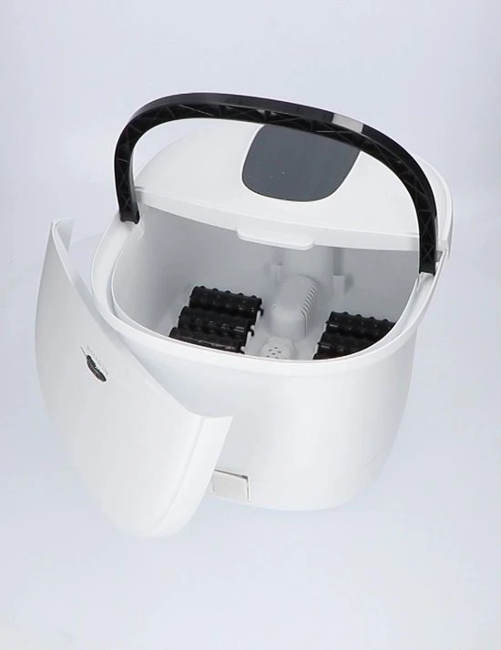 Soft & Silky - Elektrisch Massage Voetenbad - Bubbels - Verwarmd - Infrarood - 12L - Voetmassage - Voetbad - Voetroller - Voetenbad Met Massage - Eeltverwijderaar - Image 2