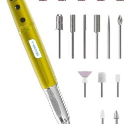 V-Goods Professionele Elektrische Nagelvijl - 11 Bitjes - Draadloos - Nagelfrees - Eelt Verwijderaar - Manicure / Pedicure