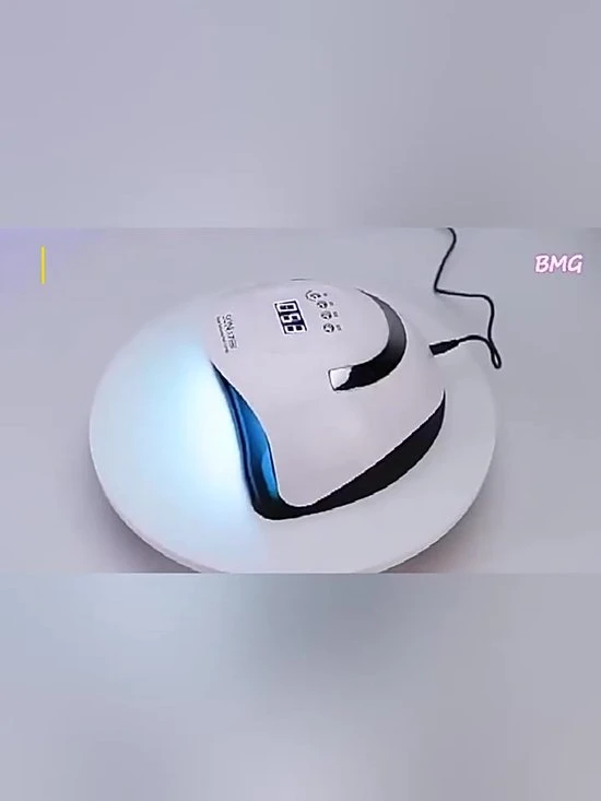 San Vitale? - Professionele UV-LED Nageldroger Lamp - Premium LED Nagellamp - Nagellak Lamp - Nagel LED Lamp - Salon Kwaliteit 150 Watt LED - Sun X7 Max - Nagellak Droger - Gellak Nagels - Smart Sensor - 59 Leds - INCLUSIEF GRATIS Base&Topcoat - Wit - Image 2