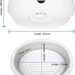 Faseras Paraffinebad - Voor Handen/Voeten - Wit -Lanaform Shop 550x756