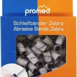 Promed Schuurrolletje Nagelfrees ZEBRA # 240, 100 Stuks Voor Mandrel. Vervangt Handmatig Vijlen Van Acryl Nagels & Gel Nagels.
