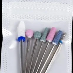 Relouka Keramische Frees - Nagel Frees - Keramische Nagelboortjes - Pedicure En Manicure - Nagelfrees Bitje - Nagelboortjes - Keramische Nail Boren Set - 7 (1)