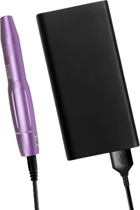 ByPi Elektrische Nagelvijl - Manicure Set - Pedicure Set - Pedicure Apparaat - Gel Nagels - Acryl Nagels - Nagelvijlen - Nagelfrees - Elektrische Vijlen - Roze - Image 12