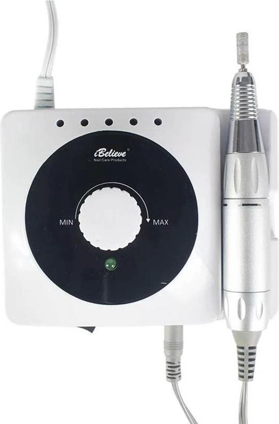 Confibel Pedicure -en Manicure Set - Elektrisch Voor Nagels - Professionele Nagelfrees Apparaat - Eelt Verwijderaar - Inclusief Bitjes - Traploze Draaiknop - Image 7